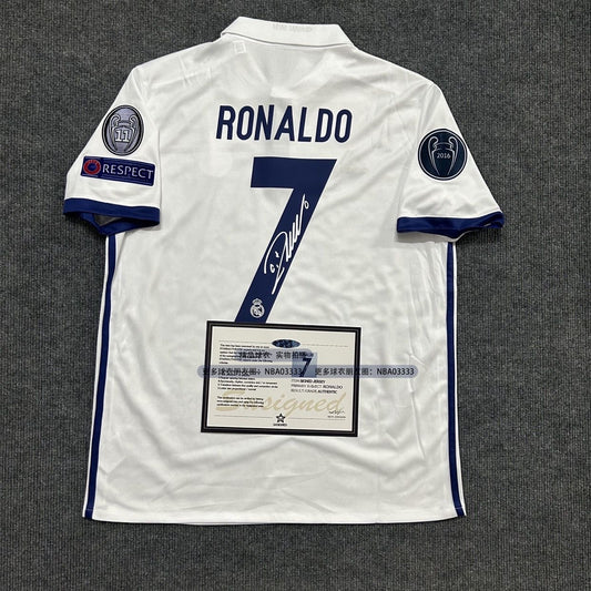 Signed Ronaldo Real Madrid 16/17 home
