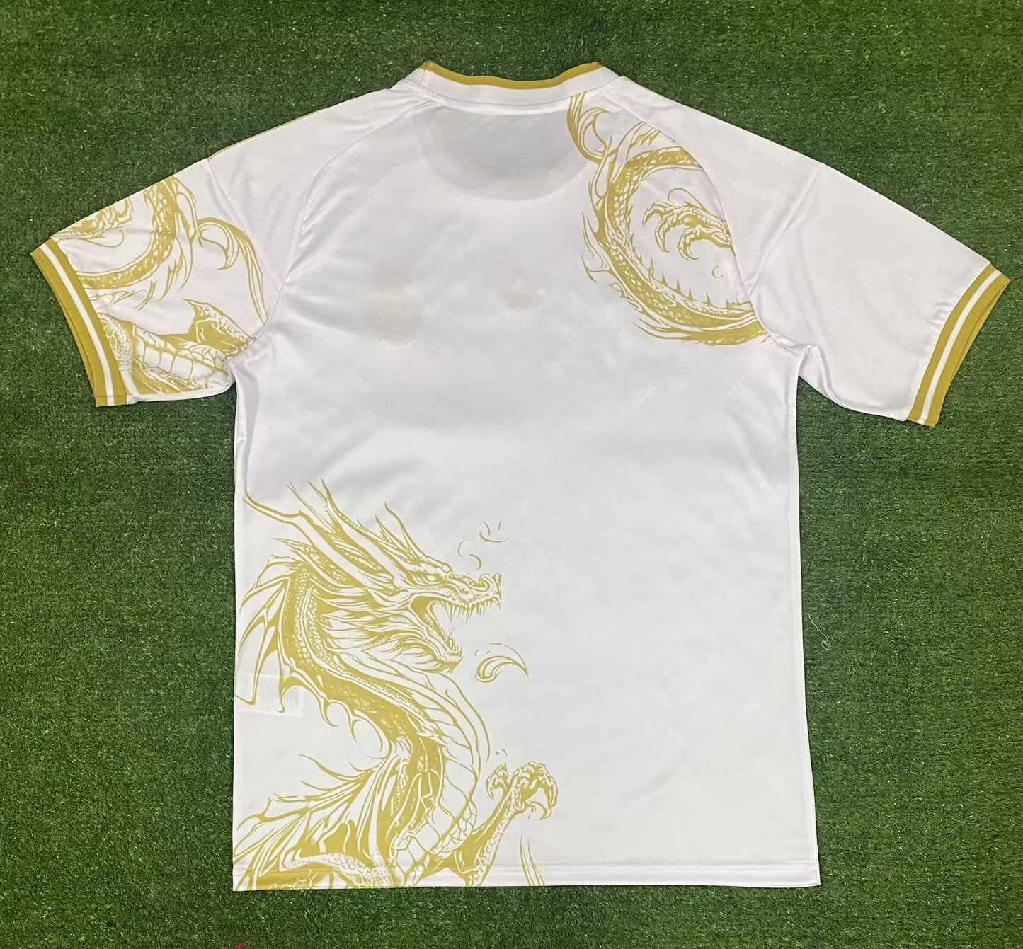 Real Madrid Dragon white & Gold Concept