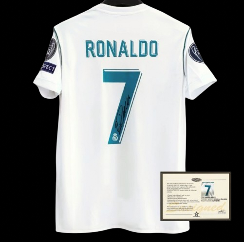 Signed Ronaldo Real Madrid Shirt