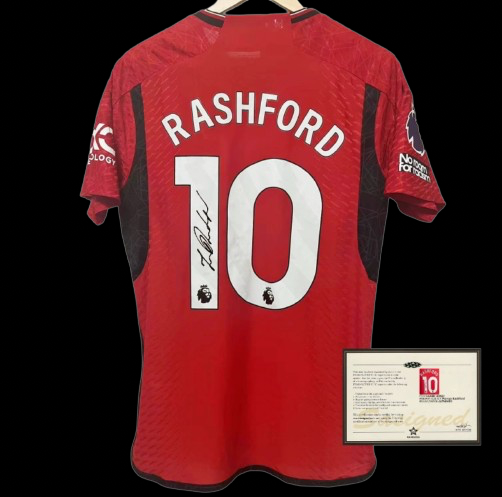 Signed Marcus Rashford Shirt