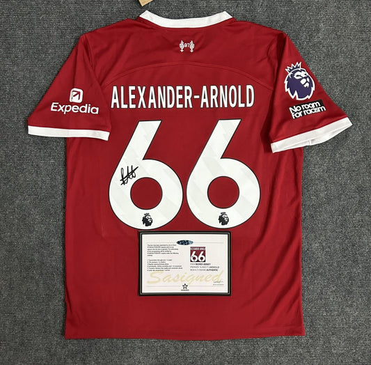 Signed Trent Alexander Arnold Liverpool Jersey