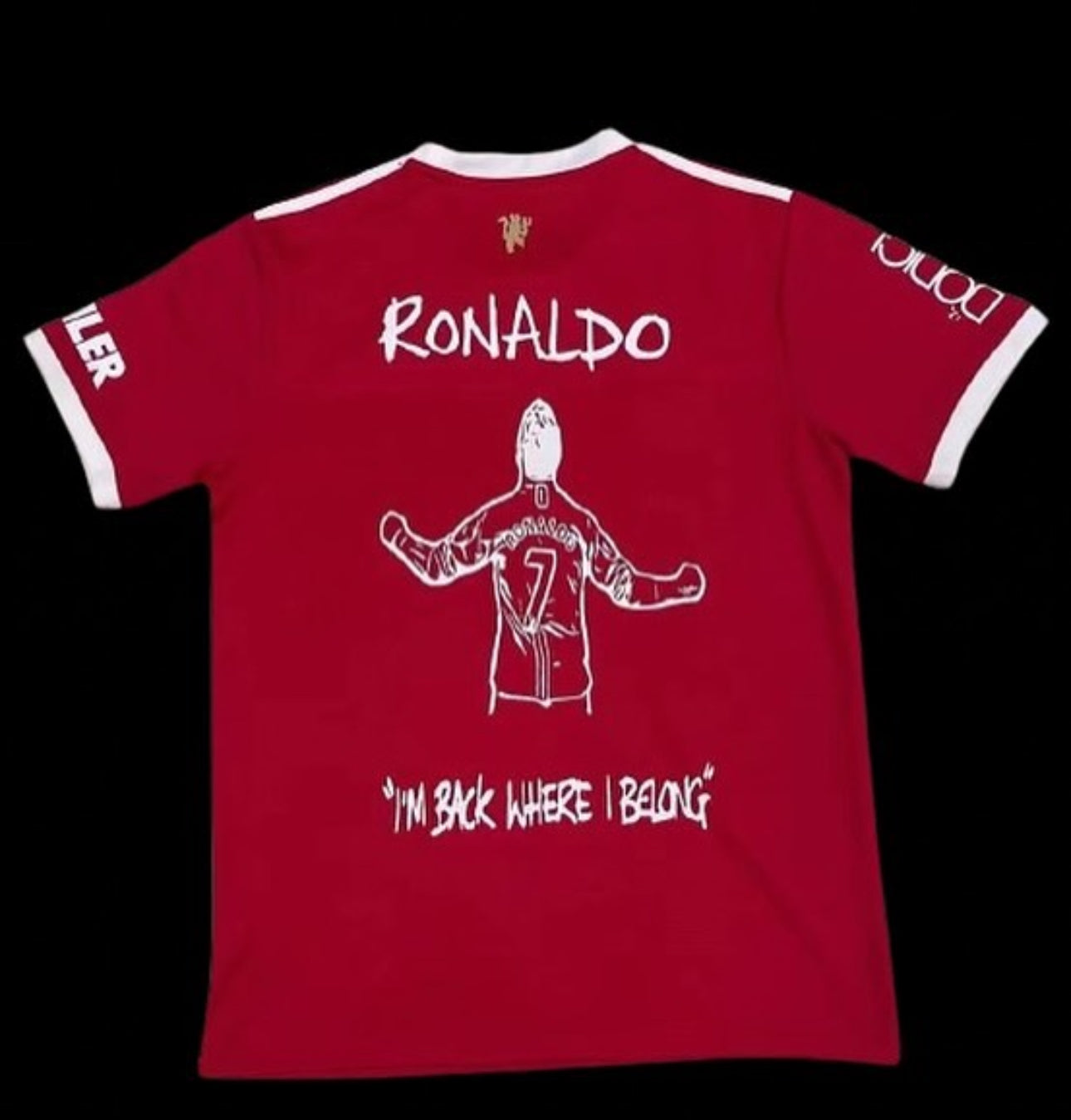 Manchester United Ronaldo Custom Shirt
