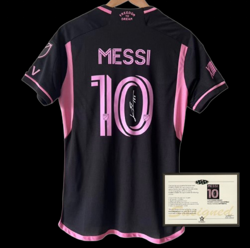Signed Messi Inter Miami Away