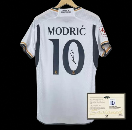 Signed Modric Shirt