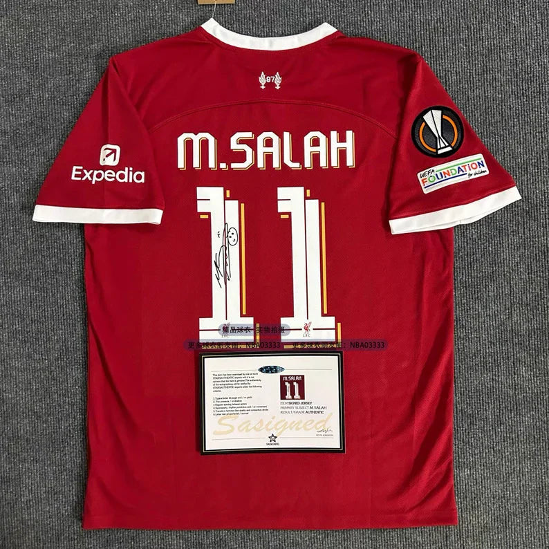 Signed Salah Shirt Printed signature