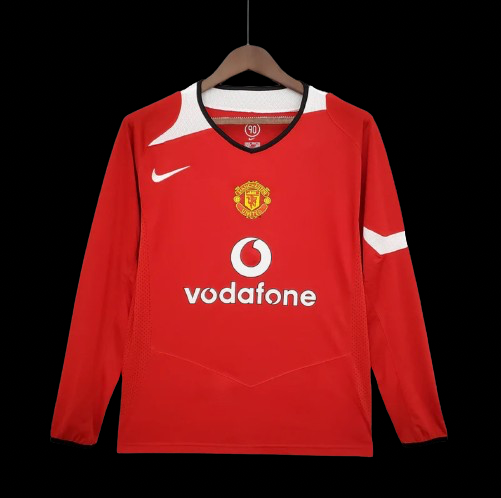 Manchester United 04/06 Retro Home Long Sleeve