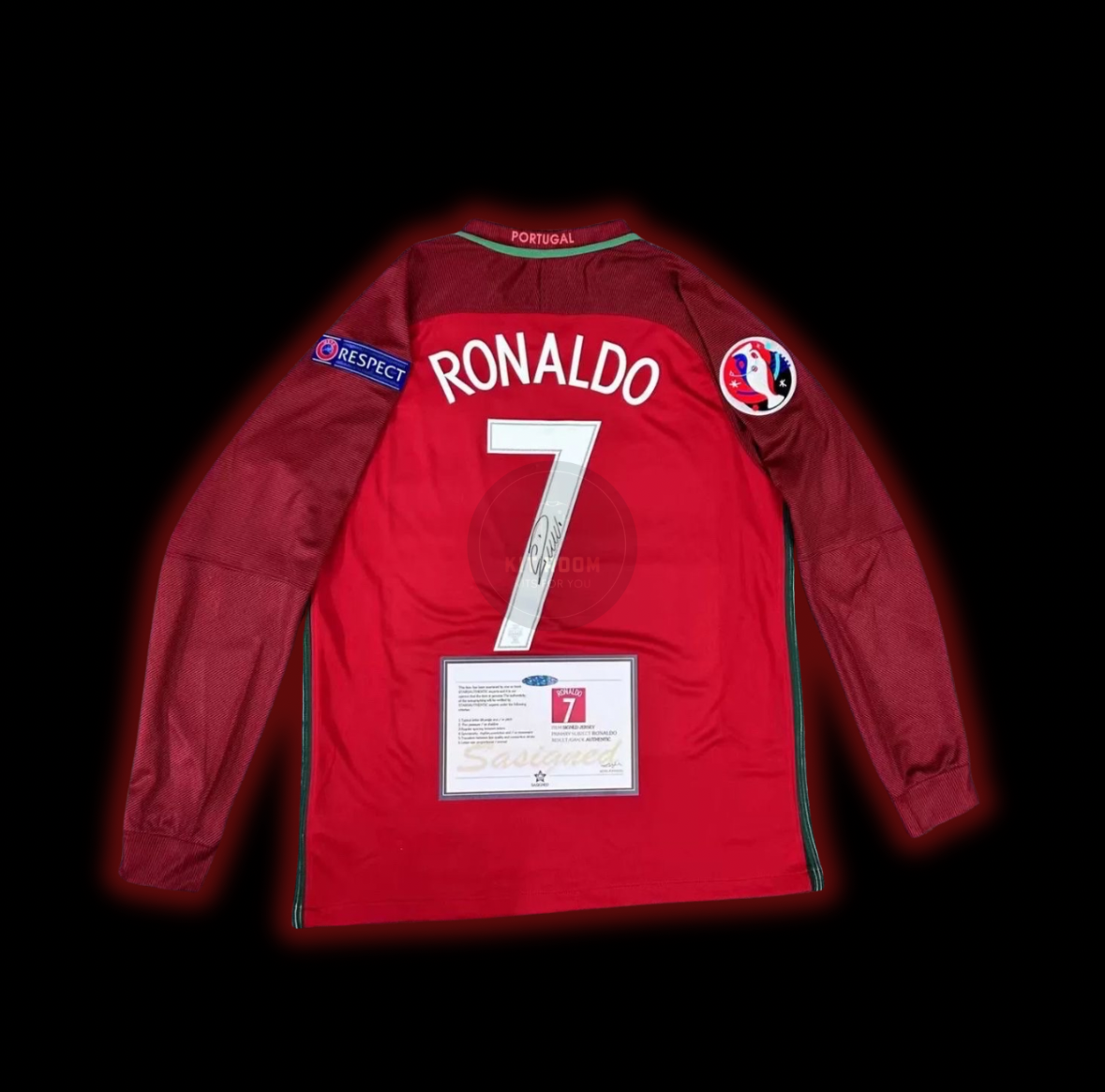 Portugal “Cristiano Ronaldo” Signed Jersey Long Sleeve