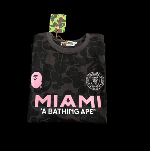 Inter Miami X Bathing Ape Shirt Black
