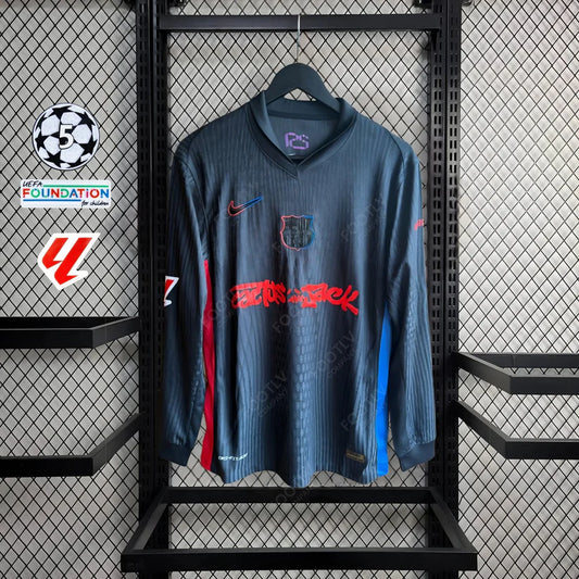 Barca × Travis Scott 24/25 Unreleased Long Sleeve Shirt