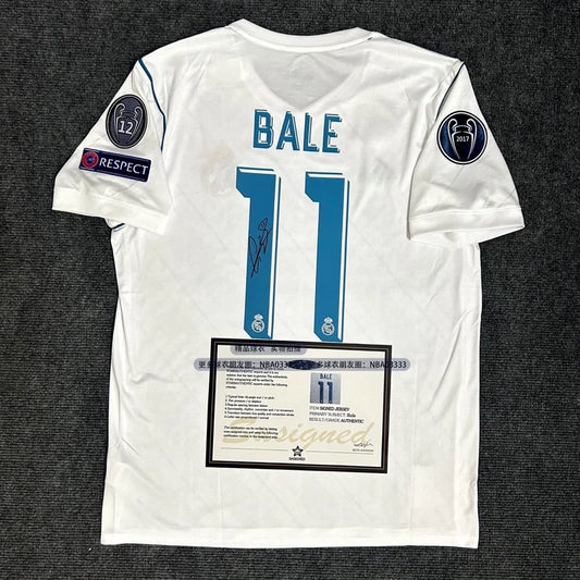 Signed Bale Real Madrid Jersey