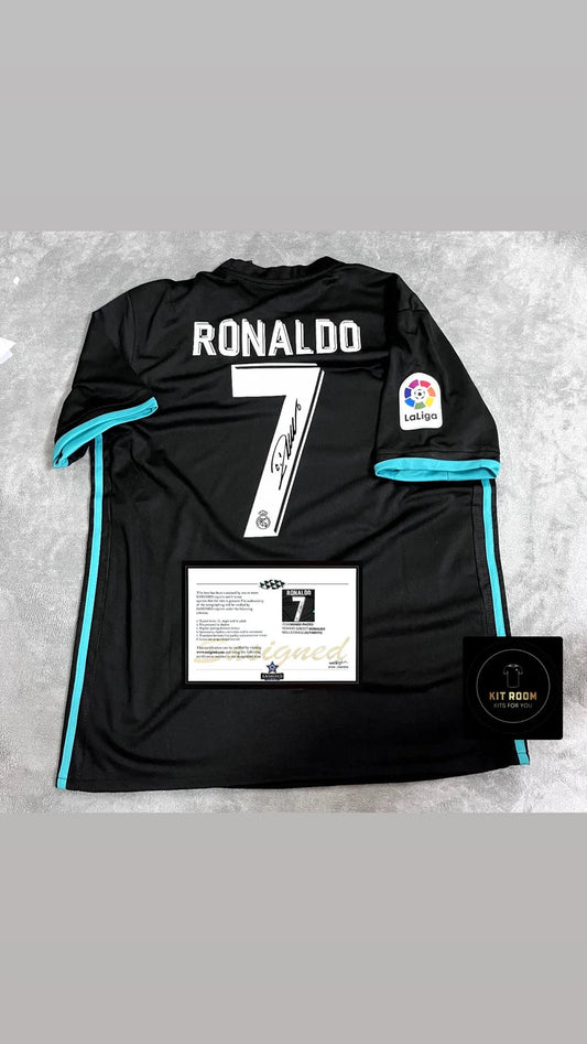 Signed Ronaldo Real Madrid 17/18 away