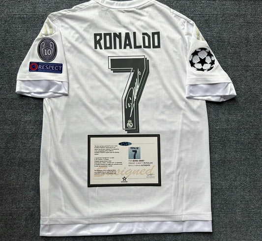 Signed Ronaldo Real Madrid 15/16 Home