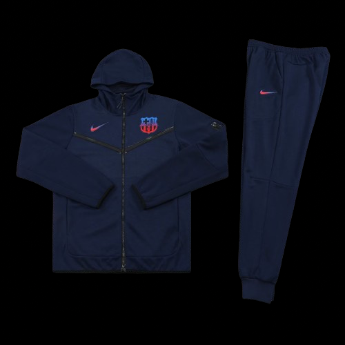 Barcelona Navy Nike Tech Tracksuit