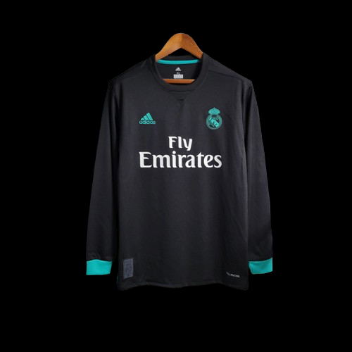 Real Madrid 17/18 Retro Away Long Sleeve