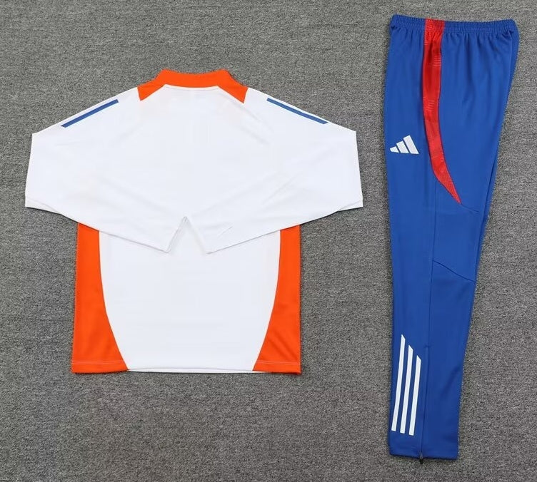 Japan White & Orange Training Tracksuit 24/25