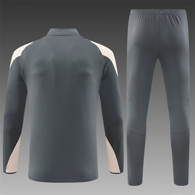 Real Madrid Grey Training Tracksuit 24/25