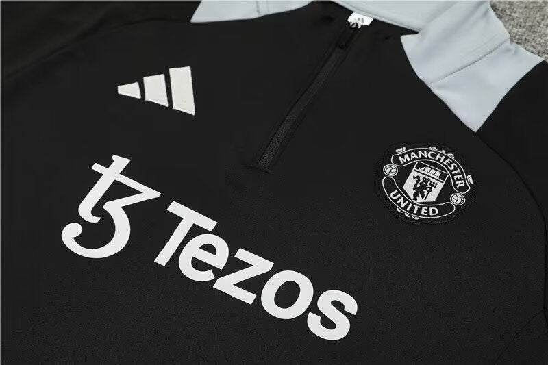 Manchester United  Black Training Tracksuit 24/25