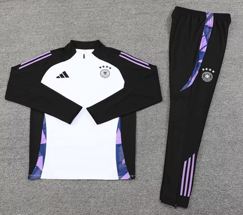 Germany Black & White Training Tracksuit 24/25