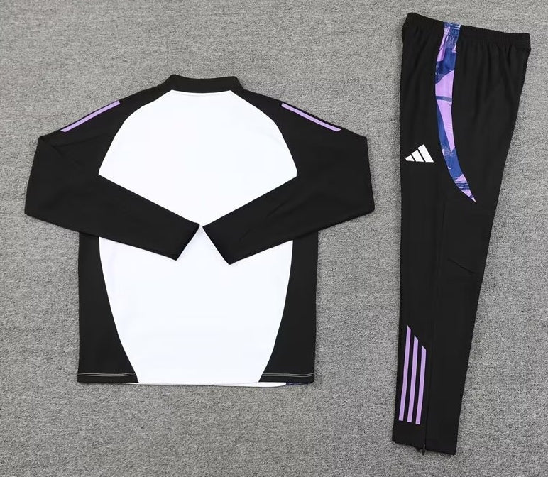 Germany Black & White Training Tracksuit 24/25