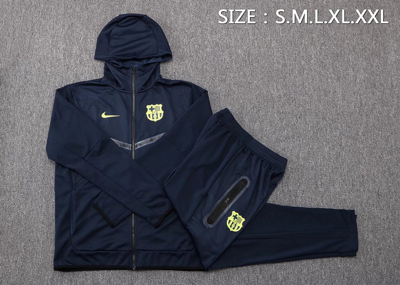 Barcelona Black Nike Tech Tracksuit