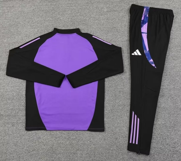 Germany Black & Purple Training Tracksuit 24/25