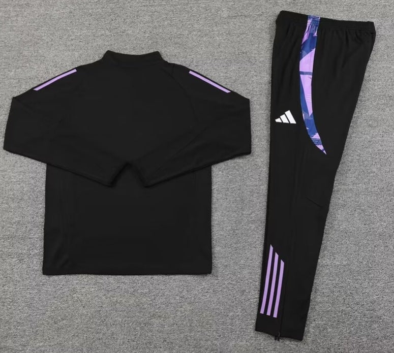 Germany Black & Purple Training Tracksuit 24/25