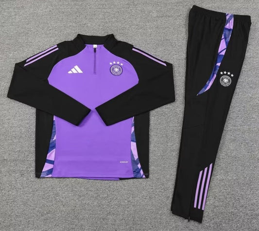 Germany Black & Purple Training Tracksuit 24/25