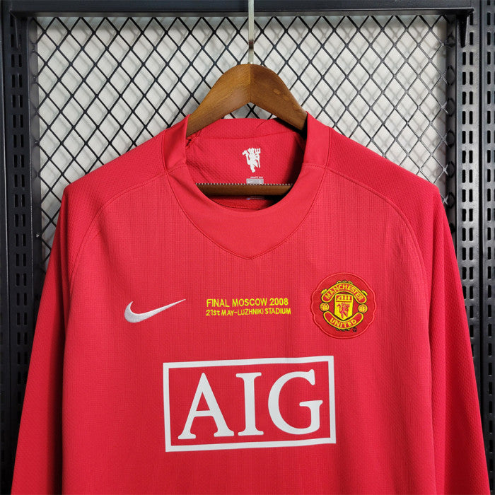 Manchester United 07/08 home long sleeve
