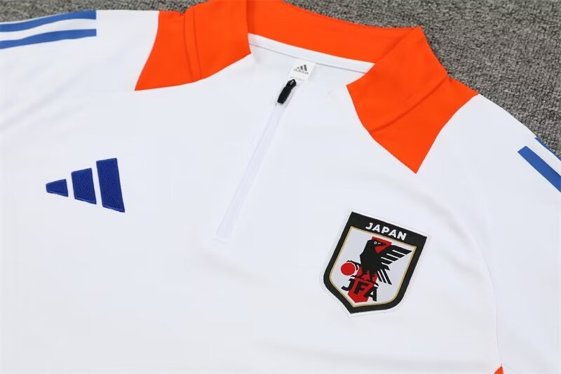 Japan White & Orange Training Tracksuit 24/25