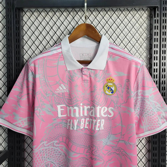 Real Madrid Pink Dragon Shirt